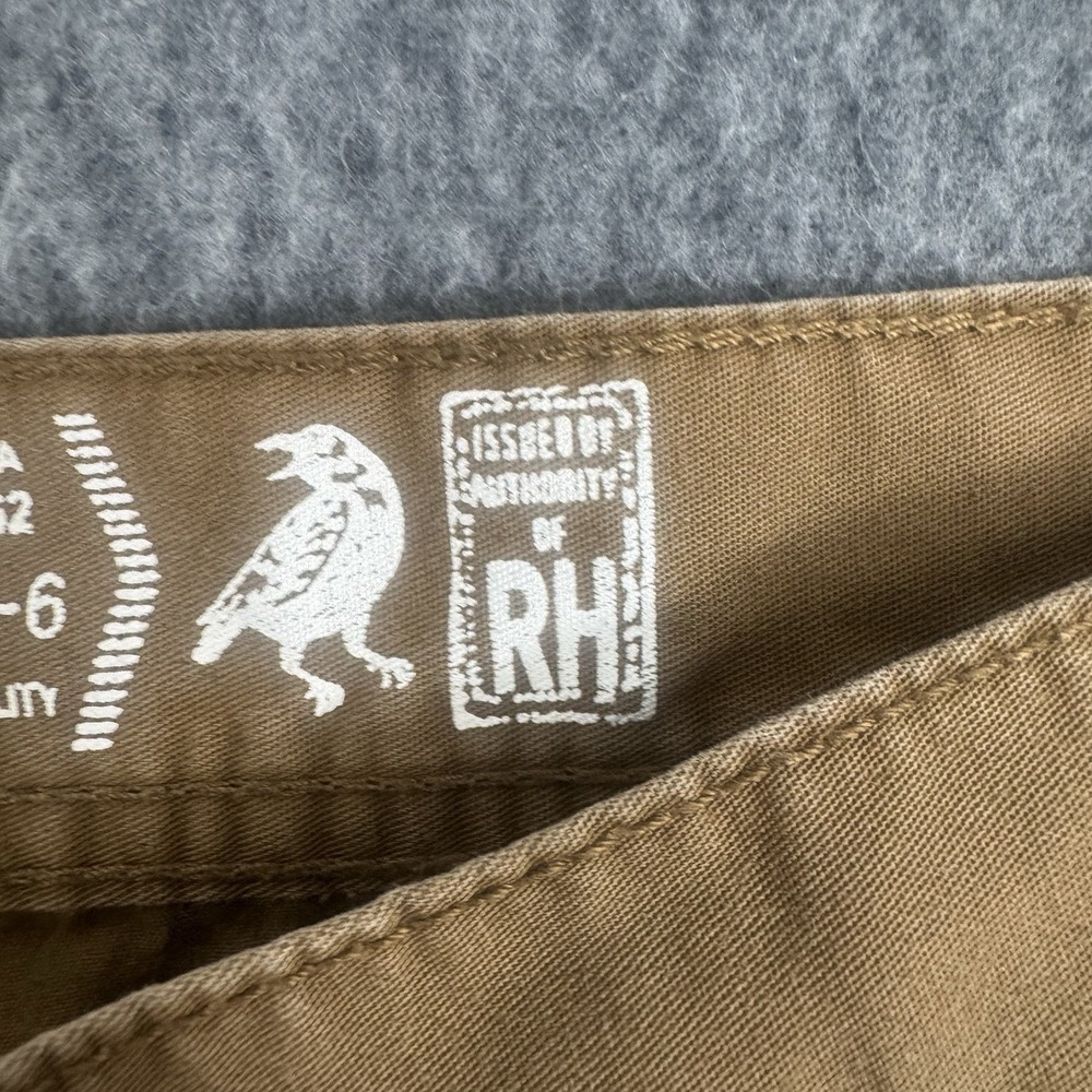 Red Herring Chino Pants Stretch Straight Brown Mens 36x30 Casual - Picture 4 of 10
